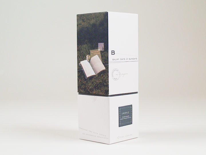 Balmy Days and Sundays fragrance box