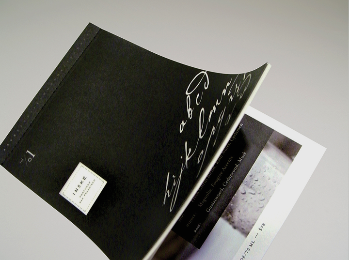 Ineke fragrance brochure cover