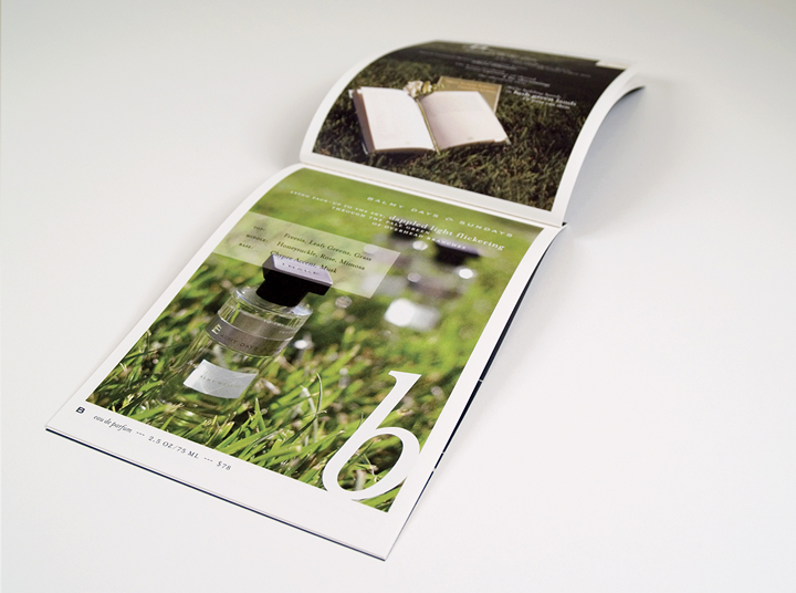Ineke brochure spread featuring Balmy Days and Sundays